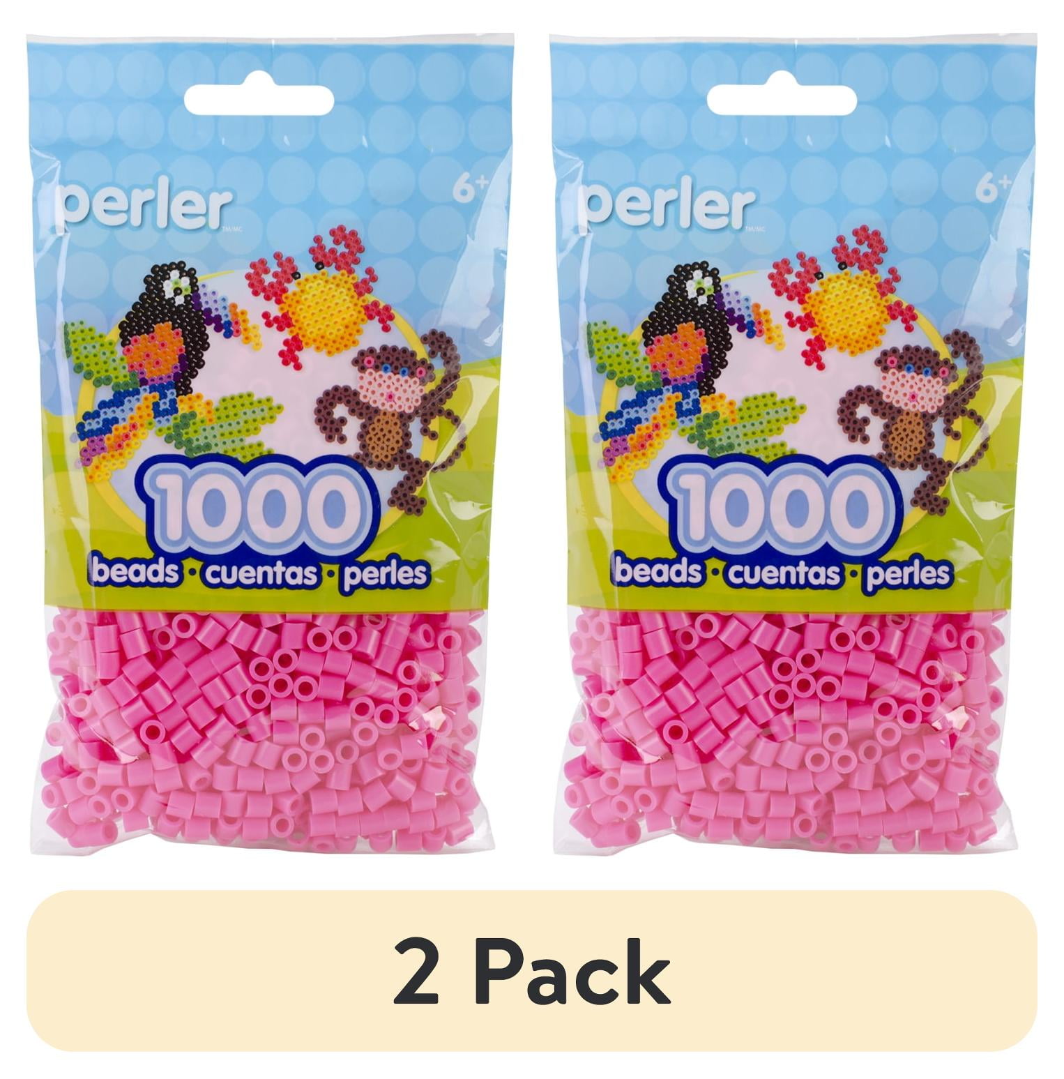 Pink Razor Perler (2 pack) Perler Beads 1,000/Pkg-Pink - Walmart.com