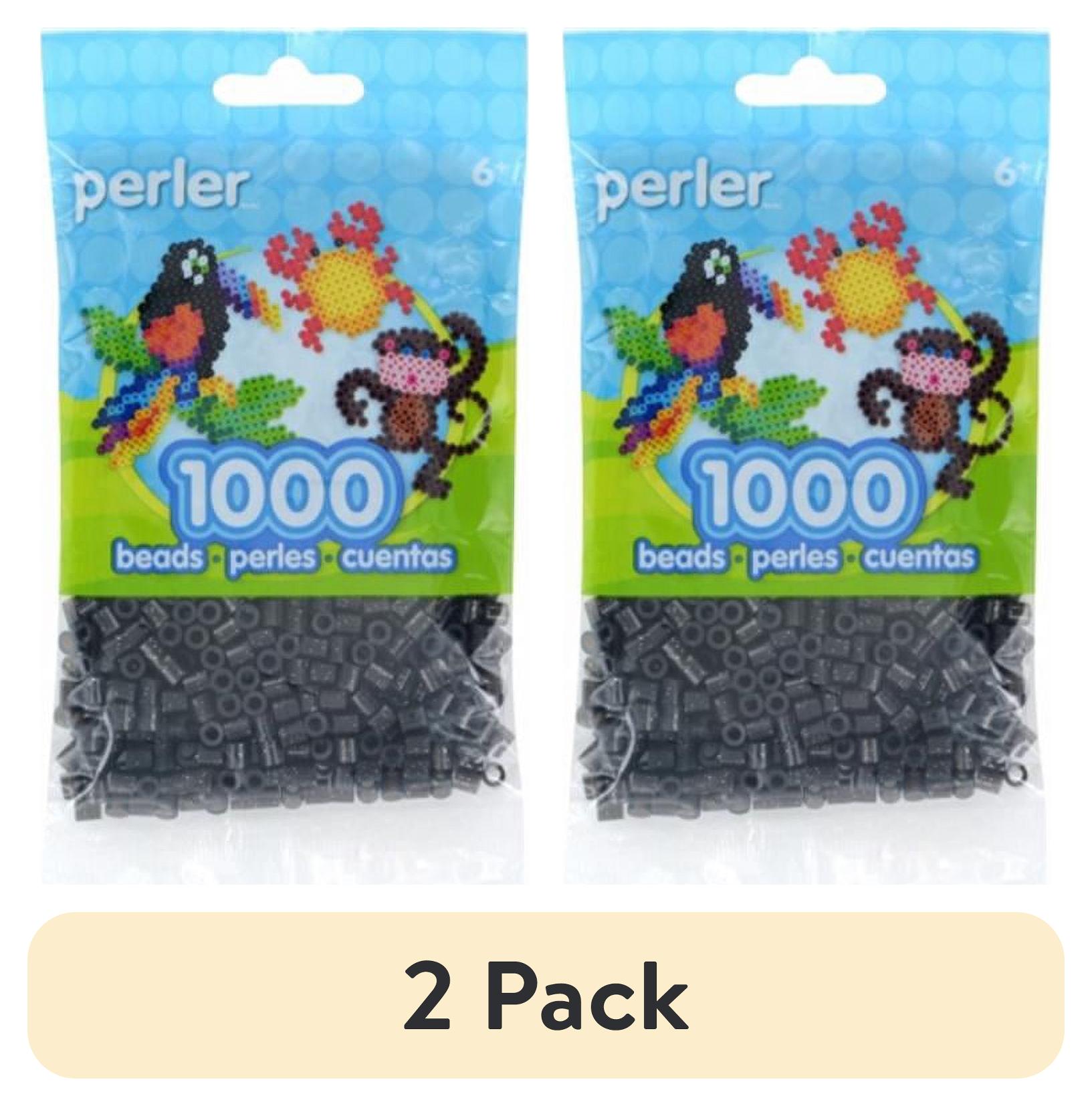 Scola Perline Assortite Per Creazioni - 1000 Pezzi Misti, Colorate, Metalliche, Perlate, Glitterate E Lucide, Forme Tonde E Cilindriche, Foro Grande, Ideali Per Collage E Bigiotteria