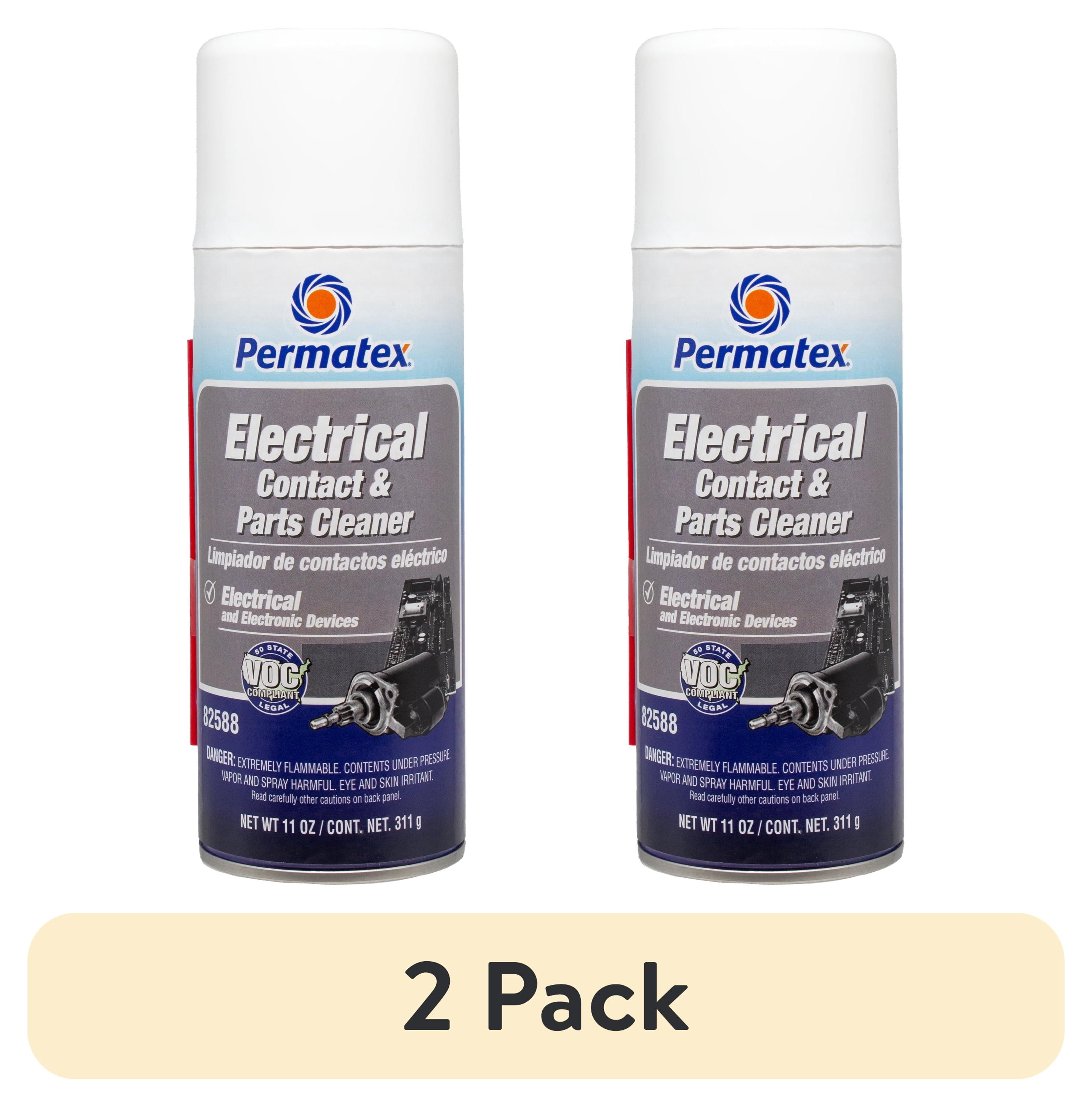 12 pack) Permatex 82588 Electrical Contact and Parts Cleaner Spray