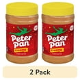 thumbnail image 1 of (2 pack) Peter Pan Original Creamy Peanut Butter Spread, Smooth, Gluten-Free, 28 oz Jar, 1 of 11