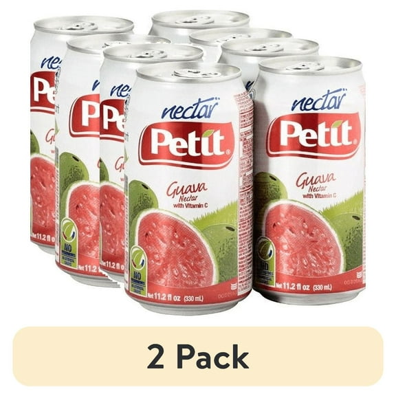 (2 pack) Petit Guava Nectar 11.2 fl oz, 4 Ct., Nectar Juice