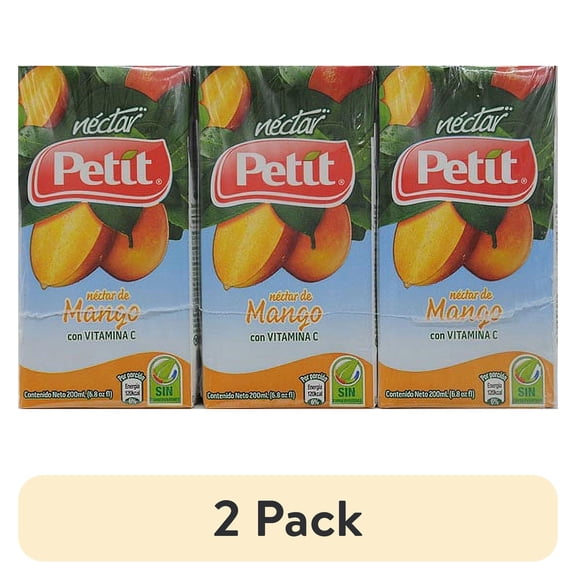 (2 pack) Petit Mango Nectar, 6.8 fl oz