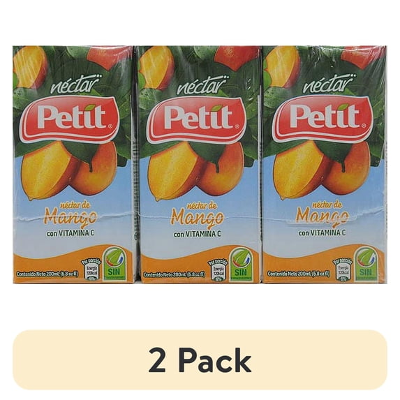 (2 pack) Petit Mango Nectar, 6.8 fl oz