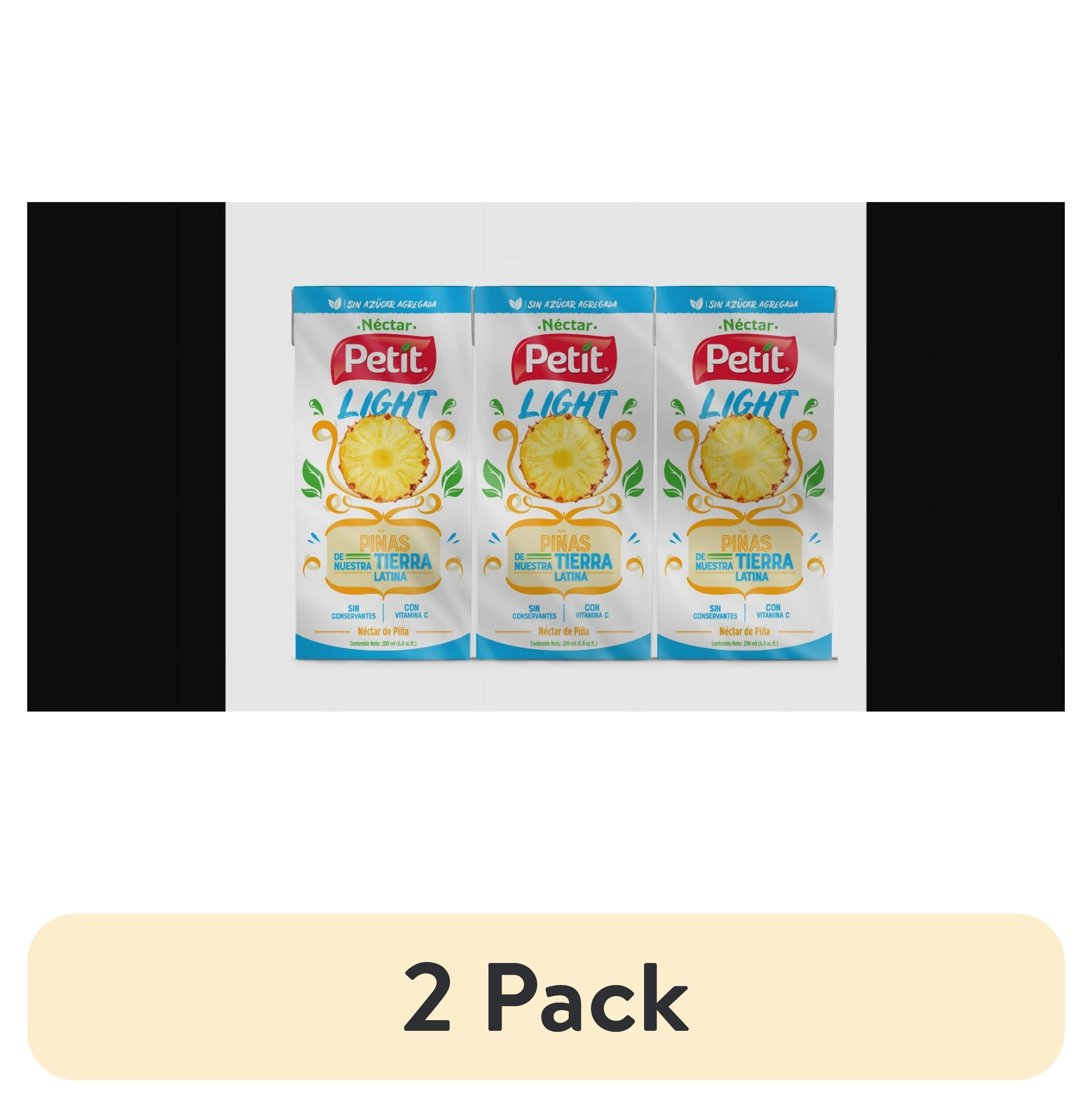 (2 pack) Petit Pineapple Nectar with Smooth Texture, 6.8 fl oz, 3 Count