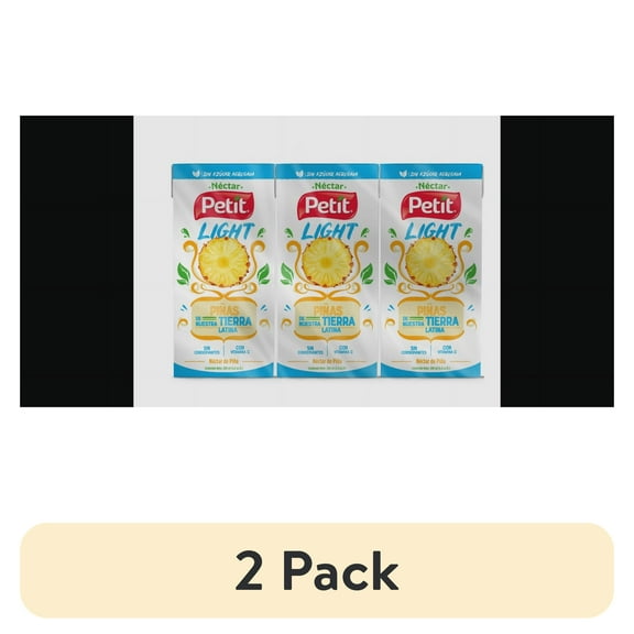 (2 pack) Petit Pineapple Nectar, 6.8 fl oz, 3 Ct, Nectar Juice