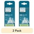 thumbnail image 1 of (2 pack) Philips Avent Anti-colic Nipples - Flow 3, 2-Pack, SCY763/02, 1 of 14