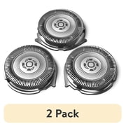 2 pack Philips Norelco Shaving Heads For Shaver Series 3000, 2000, 1000 and Click & Style, SH30/52