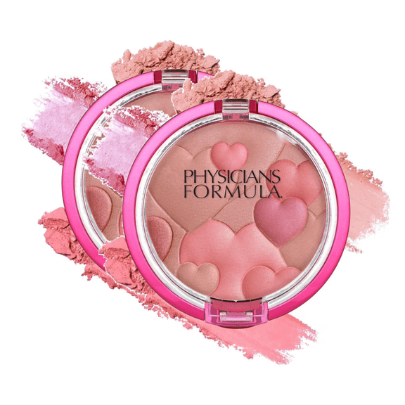 (2 pack) Physicians Formula Happy Booster Glow & Mood Boosting Blush Makeup, Natural, 0.24 oz
