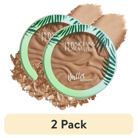 (2 pack) Physicians Formula Murumuru Butter Bronzer Makeup Powder, 0.38 oz