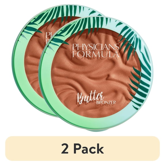 (2 pack) Physicians Formula Murumuru Butter Bronzer Makeup, Sunset, 0.38 oz
