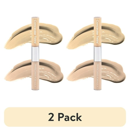 (2 pack) Physicians Formula Physicians Formula Concealer Twins Cream Concealer, Yellow/Light - Yellow/Light