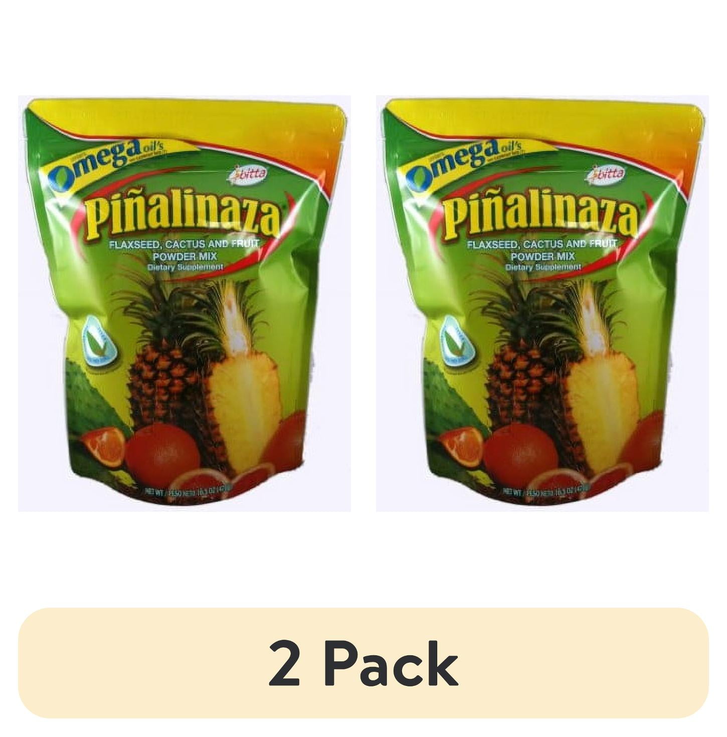Pialinaza Omega-Rich, Gluten-Free Pineapple Flaxseed Cactus Drink