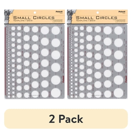 (2 pack) Pickett Small Circles Inking Template