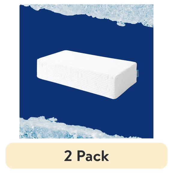 (2 pack) Pillow Cube Ice Cube Cooling Memory Foam Bed Pillow (1 Count)