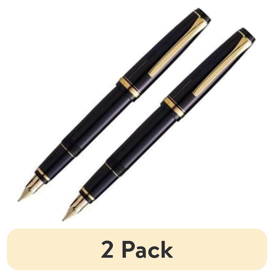 Pilot Falcon Black/Gold Fountain Pen - Medium - Walmart.com