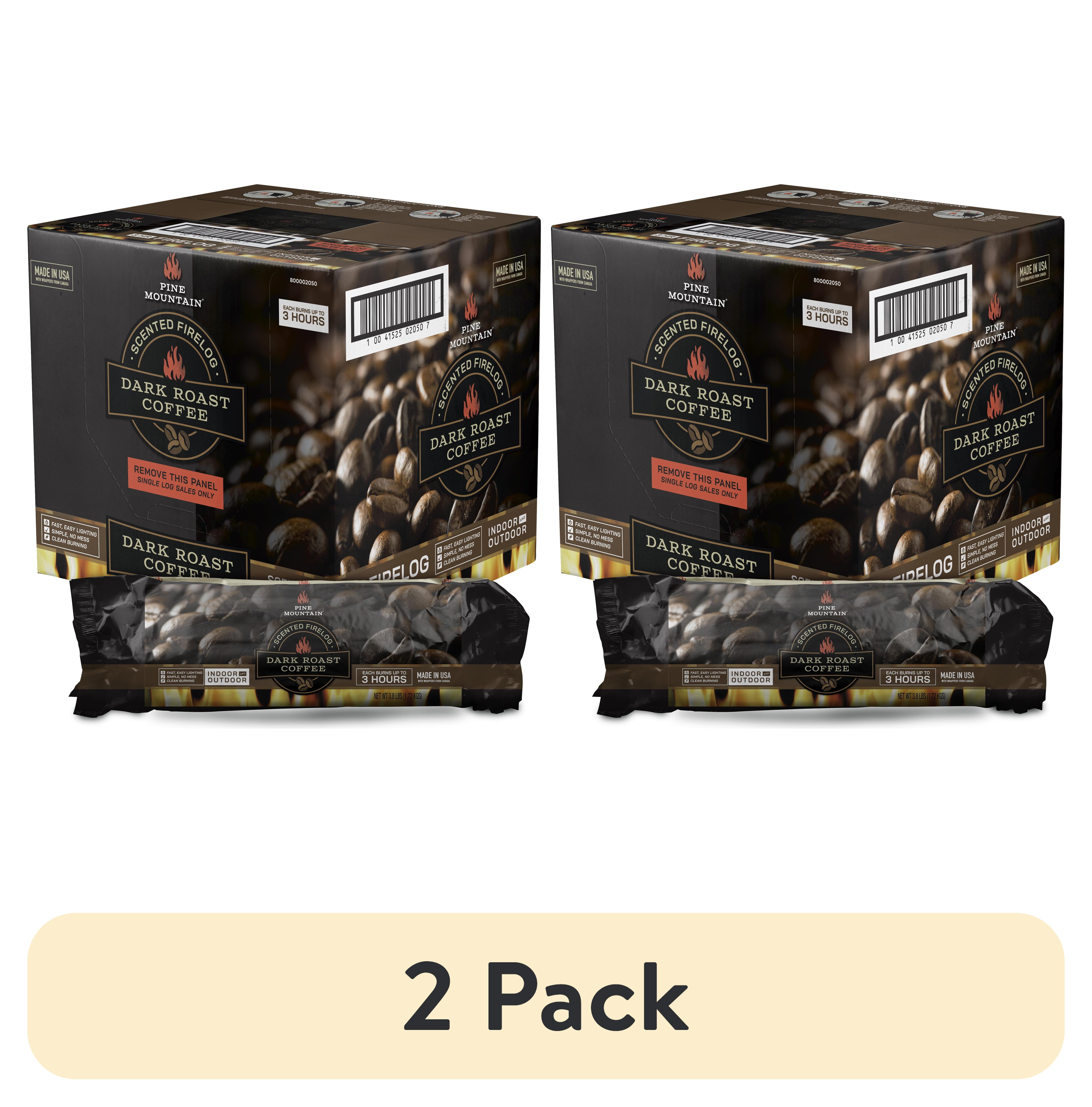 (2 pack) Pine Mountain 4 Hr JavaLog Firelog 41525-01471