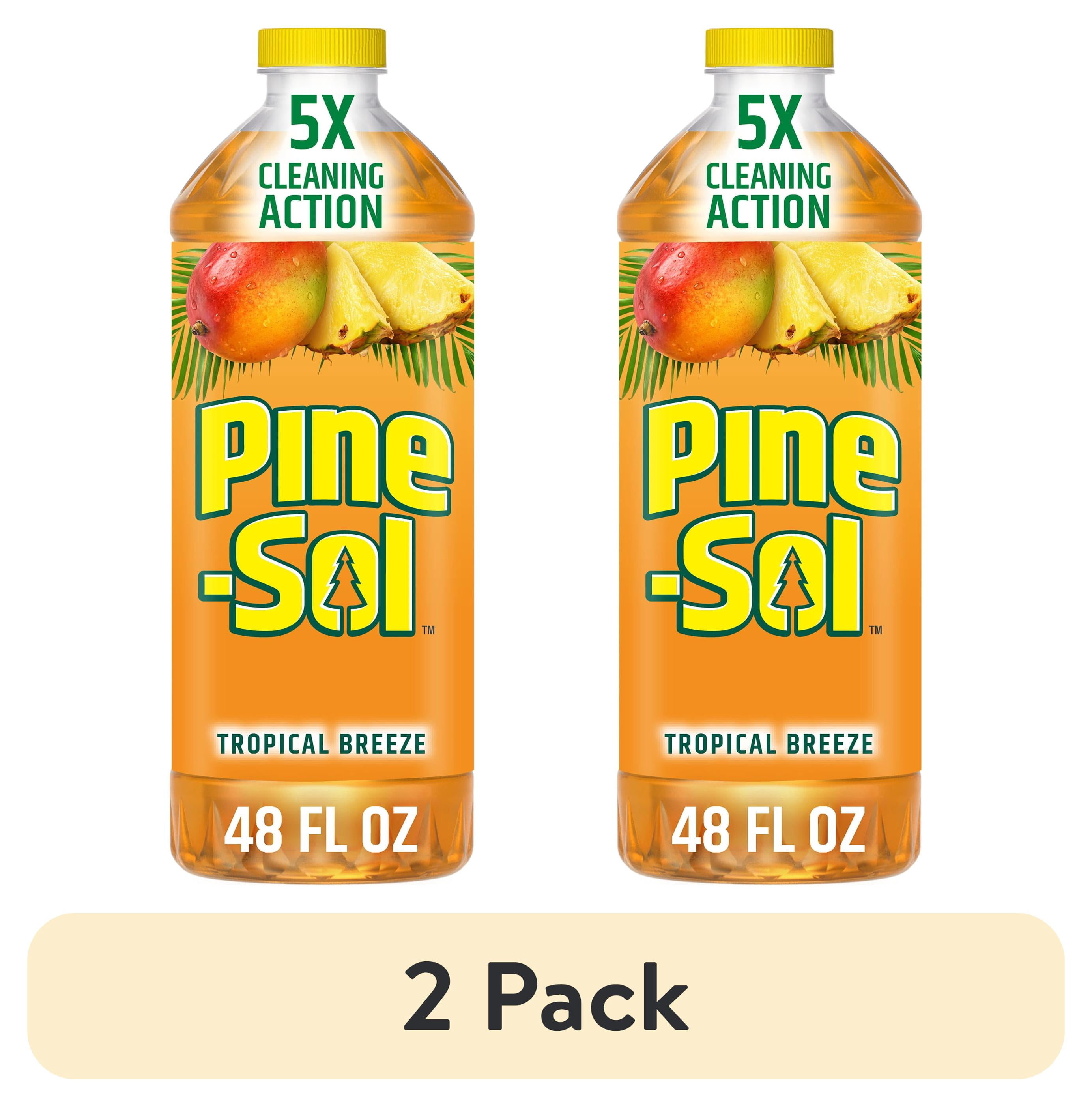 (2 pack) Pine-Sol Multi-Surface All Purpose Cleaner, Tropical Breeze, 48 fl oz