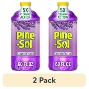 2 pack Pine-Sol Multi-Surface Cleaner, Lavender Clean, 60 fl oz