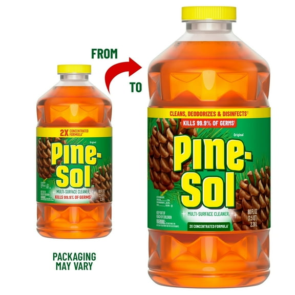(2 pack) Pine-Sol Multi-Surface Cleaner, Original Pine, 80 Fluid Ounces