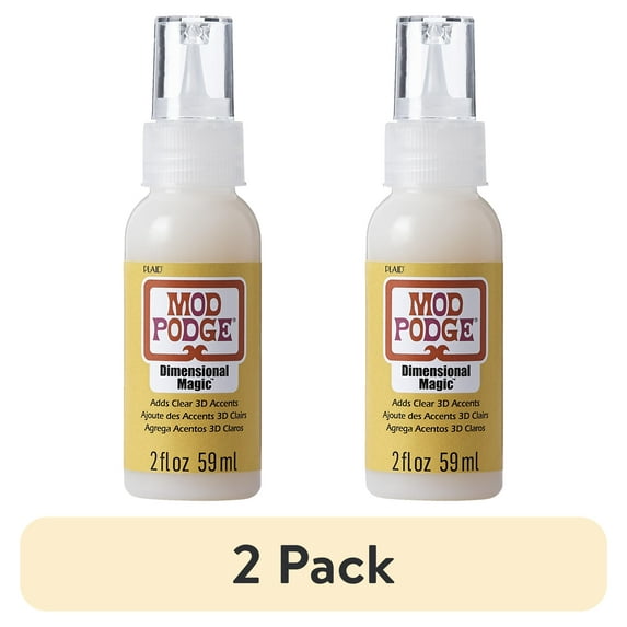 (2 pack) Plaid Mod Podge Dimensional Magic