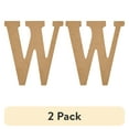 thumbnail image 1 of (1 pack) Plaid Unfinished Wood MDF 5" Letter for DIY Arts and Crafts, W, 1 of 9