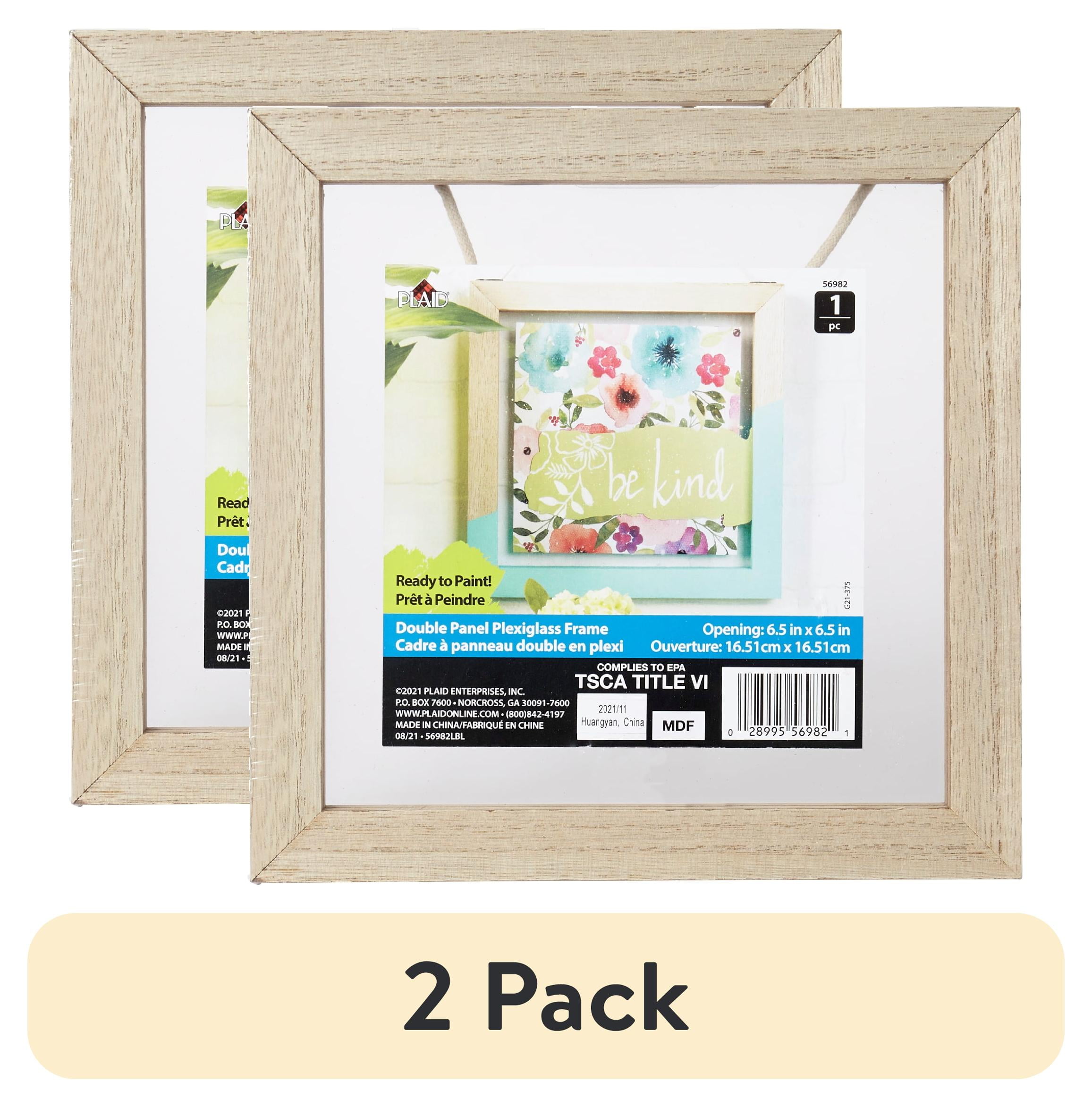 (2 pack) Plaid Surfaces Plexiglass Frame