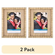 (2 pack) Plaid ® Wood Surfaces - 8.3" Beaded Edge Photo Frame - 68001