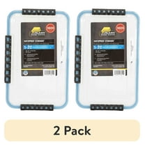 (2 pack) Plano Guide Series Waterproof Stowaway 3600 with Dri-Loc Technology, Clear