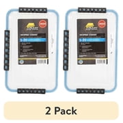 2 pack Plano Guide Series Waterproof Stowaway 3600 with Dri-Loc Technology, Clear