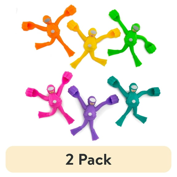 (2 pack) Play Day Flip Flying Dive Stix Pool Toy Dive Set for Children, 6 Pack, Multicolor