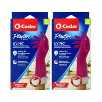(2 pack) O-Cedar Playtex® Living Gloves, Reusable Cleaning Gloves, Small, 1 Pair