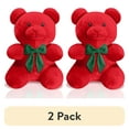 thumbnail image 1 of (2 pack) Plush Red 16 inch Gummy Bear with Green Bow, By Holiday Time, 1 of 5