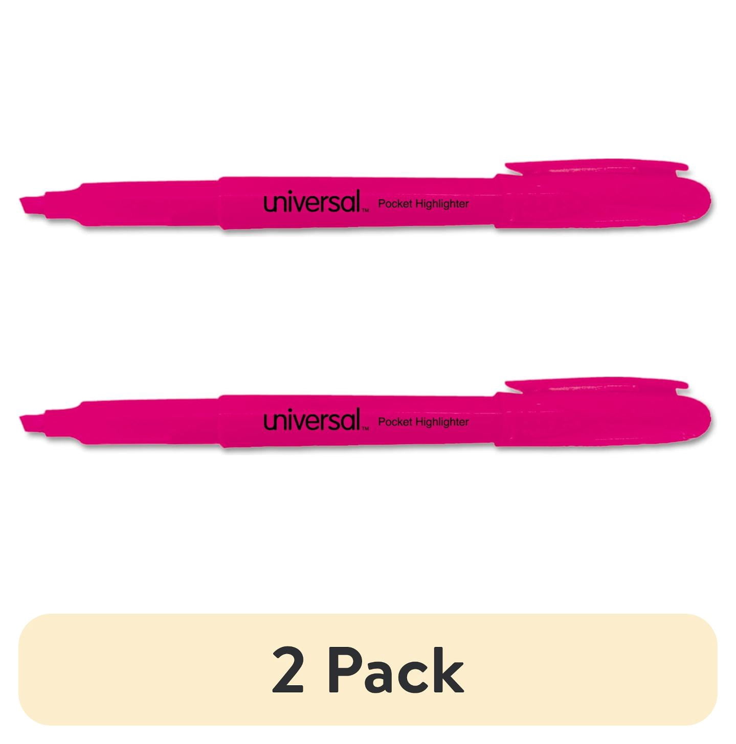 (2 pack) Chisel Tip Assorted /Barrel Pocket Highlighters (5/Set)