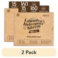 thumbnail image 1 of (2 pack) Poesie Laundry Detergent Sheets, Sandalwood Scent, Liquidless, 160 Count, 1 Pack, 1 of 9