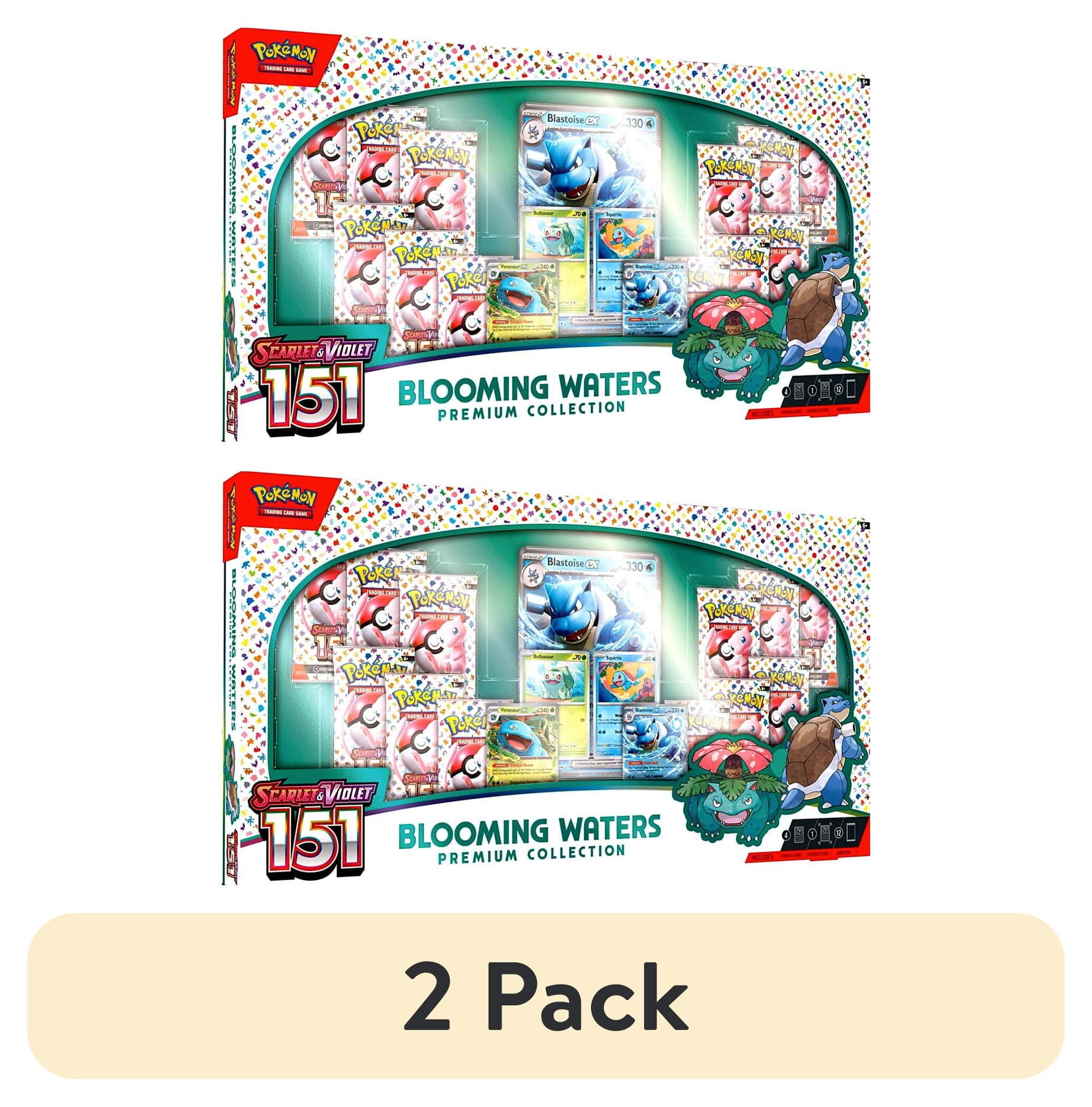 2 pack) Pokemon Scarlet & Violet 151 Blooming Waters Premium