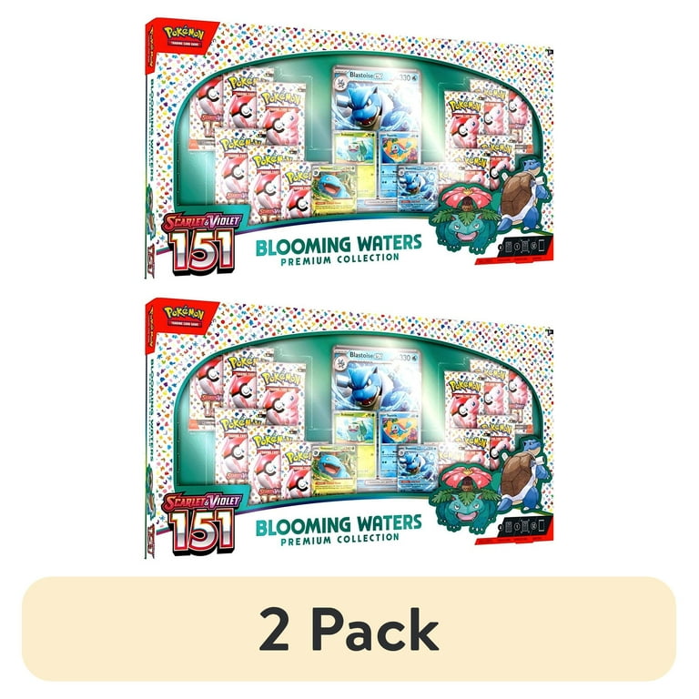 2 pack) Pokemon Scarlet & Violet 151 Blooming Waters Premium