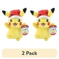 thumbnail image 1 of (2 pack) Pokemon 8" Pikachu Plush with Red Hat Accessory - Officially Licensed - Generation 1 - Stuffed Animal Toy Figure - Gift Kids, Boys, Girls - 2+, 1 of 6