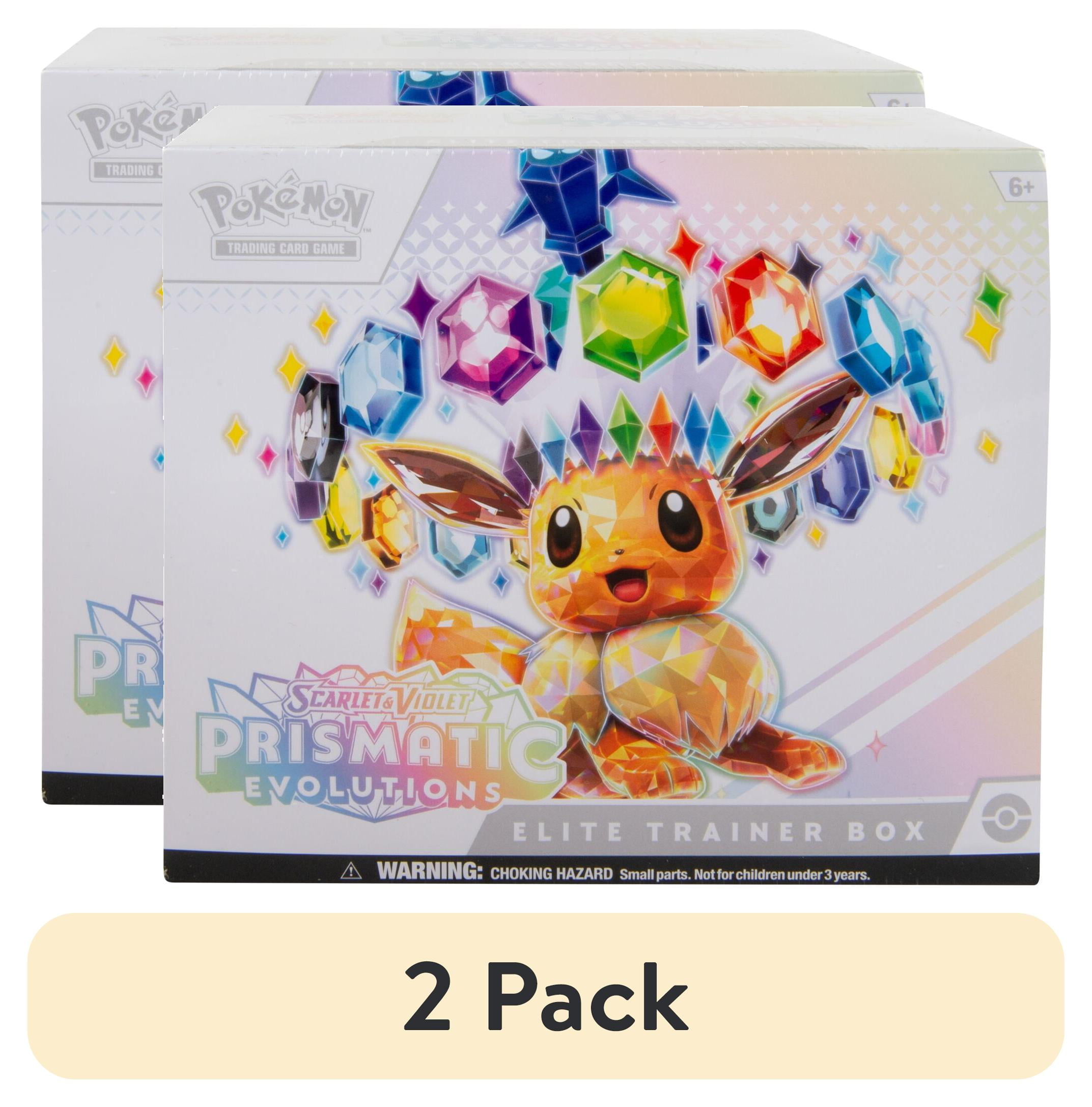 ポケモンカードゲーム Prismatic Evolutions Elite Trainer Box 2-pack-Pokemon-Scarlet-Violet-
