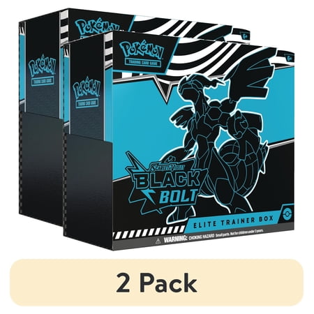 (2 pack) Pokemon Trading Card Games Scarlet & Violet 10.5 Black Bolt Elite Trainer Box