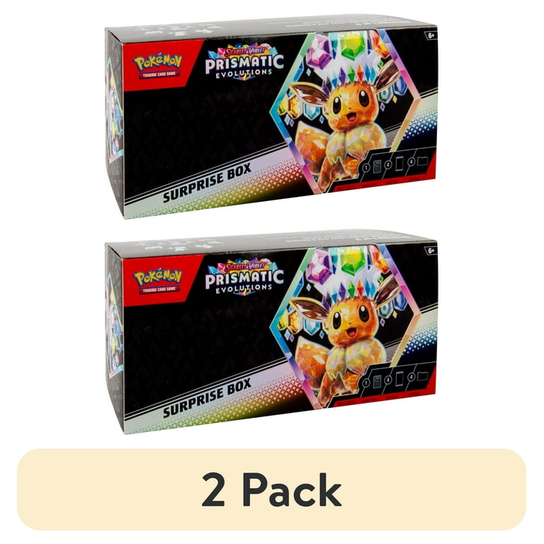 2 pack) Pokemon Scarlet & Violet Prismatic Evolutions
