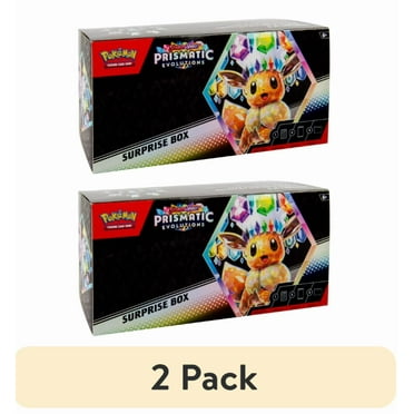 (2 pack) Pokemon Scarlet & Violet Prismatic Evolutions Surprise Box