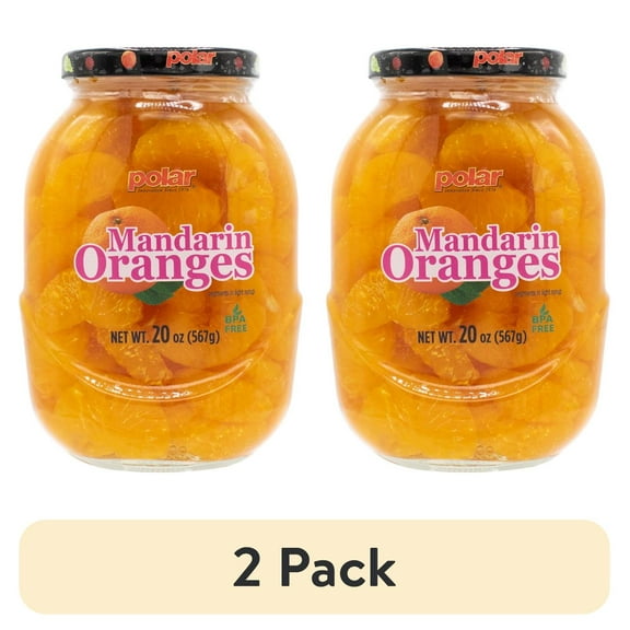 (2 pack) Polar Mandarin Orange Segments in Light Syrup, 20 oz