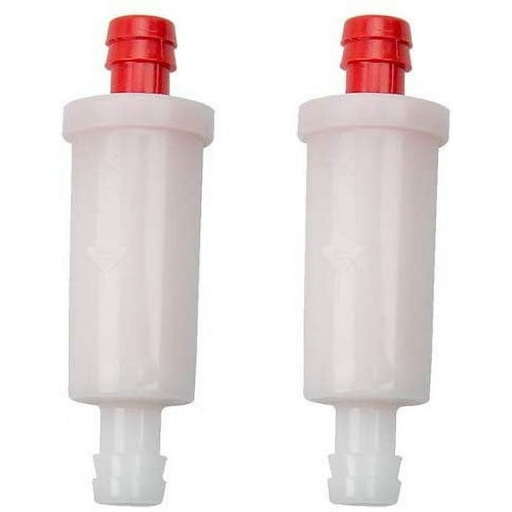 2-pack Polaris OEM Inline Fuel Filter, Fits All 1/4" Id Fuel Lines, Polaris P/n 2530009
