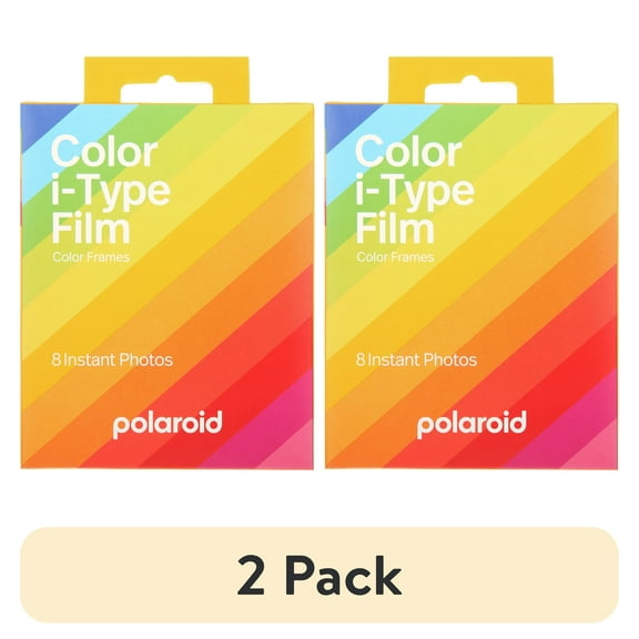 (2 pack) Polaroid Color Film for I-Type - Color Frames Edition