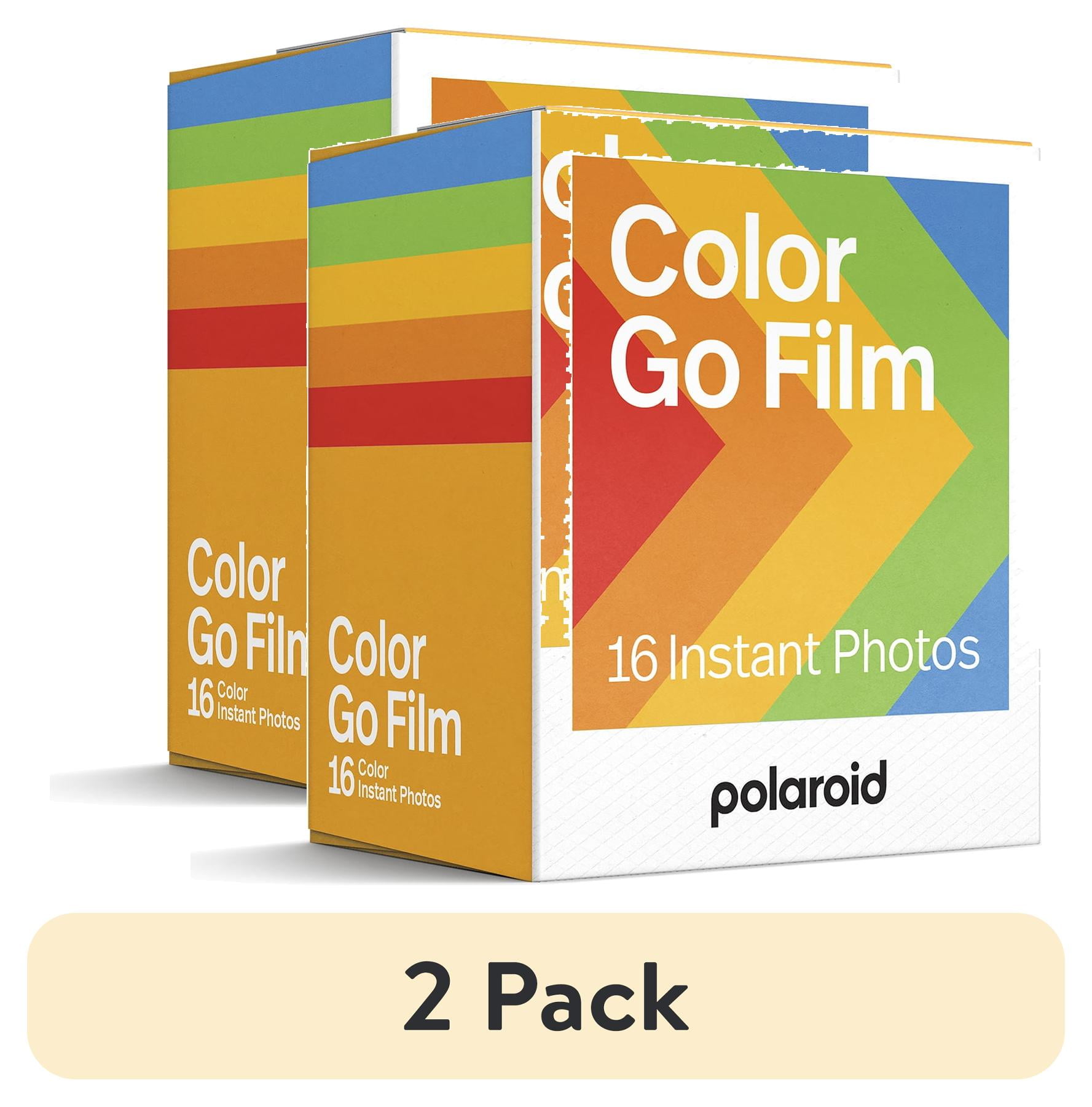 2 pack) Polaroid Go Color Film - Double Pack (16 Photos) - Walmart.com