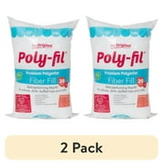 2 pack Poly-Fil  Premium Polyester Fiber Fill by Fairfield, 20oz Bag