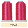 thumbnail image 1 of (2 pack) Polyester Machine Embroidery Thread by Threadart - No. 132 - Berry Pink - 1000M - 220 Colors, 1 of 10