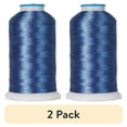 thumbnail image 1 of (2 pack) Polyester Machine Embroidery Thread by Threadart - No. 244 - Ocean Blue - 1000M - 220 Colors, 1 of 10