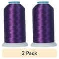 thumbnail image 1 of (2 pack) Polyester Machine Embroidery Thread by Threadart - No. 267 - Dark Purple - 1000M - 220 Colors, 1 of 10