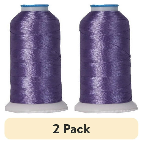 (2 pack) Polyester Machine Embroidery Thread by Threadart - No. 278 - Periwinkle Blue - 1000M - 220 Colors